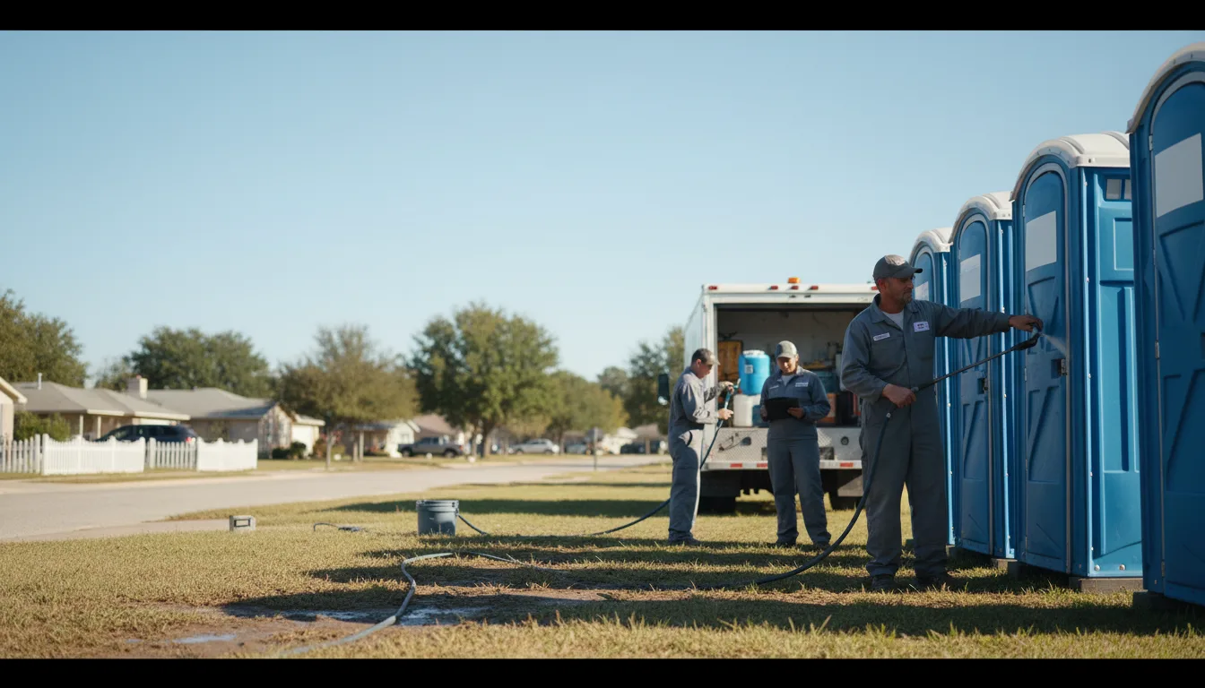 Long-Term Portable Toilet Rental in Lakeland, LA near me